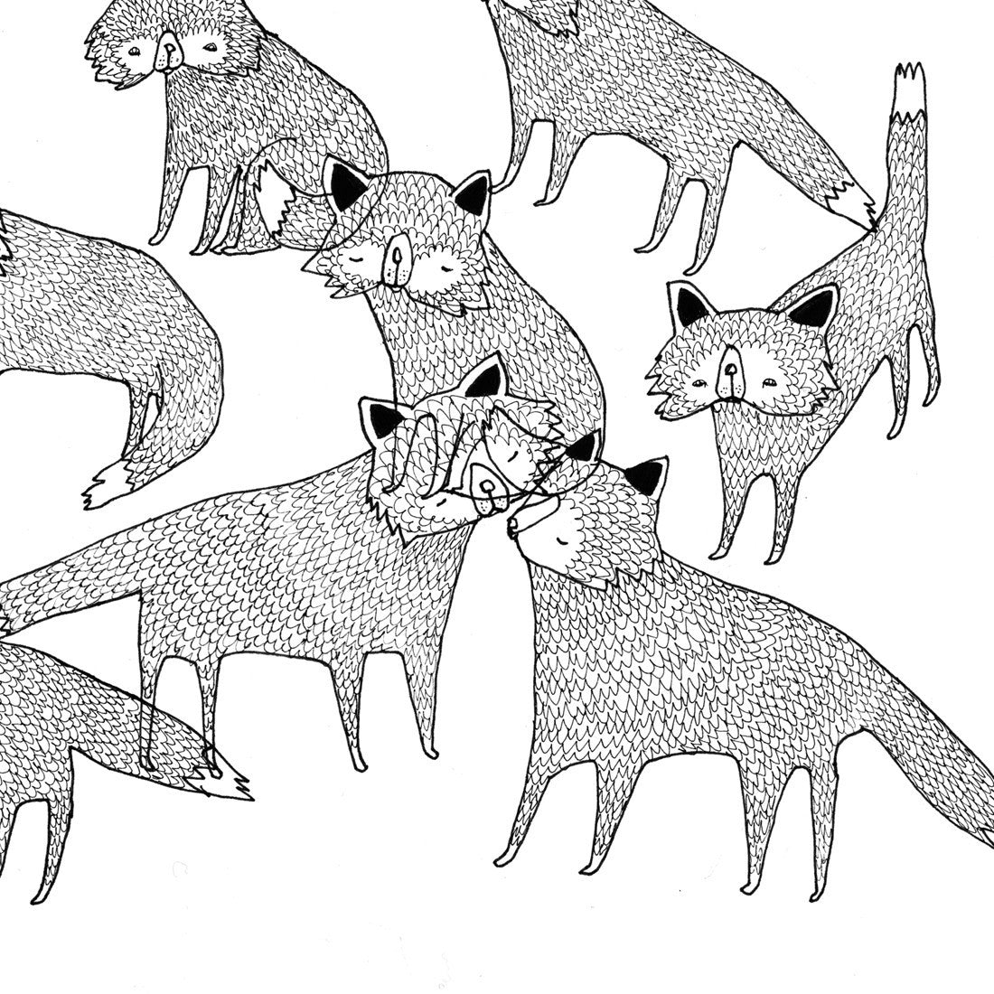 Illustrations by Maja Säfström Stockholm based architect and illustrator