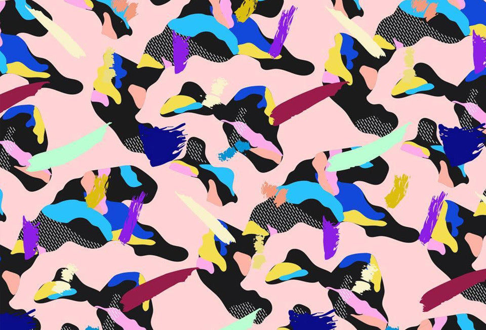 Melting, psychedelic patterns and surface design from Catalina Velásquez G