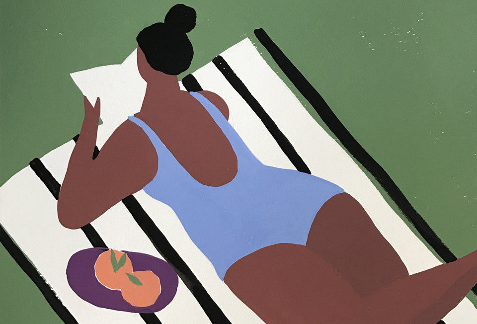 Drawings and ceramics with a cool, carefree LA vibe from Kenesha Sneed