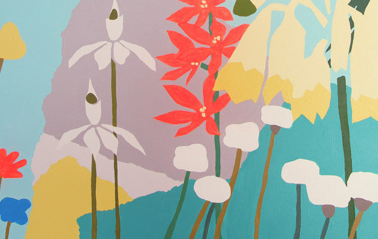 Paintings like a summer walk by Leah Bartholomew