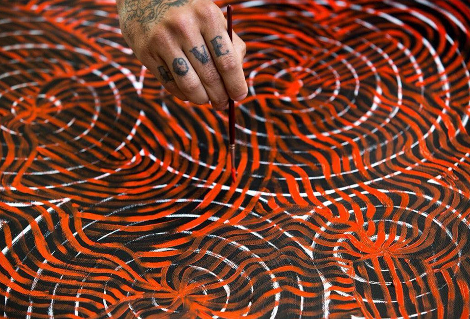 Frothing on the works of Indigenous artist and pro surfer Otis Hope Carey