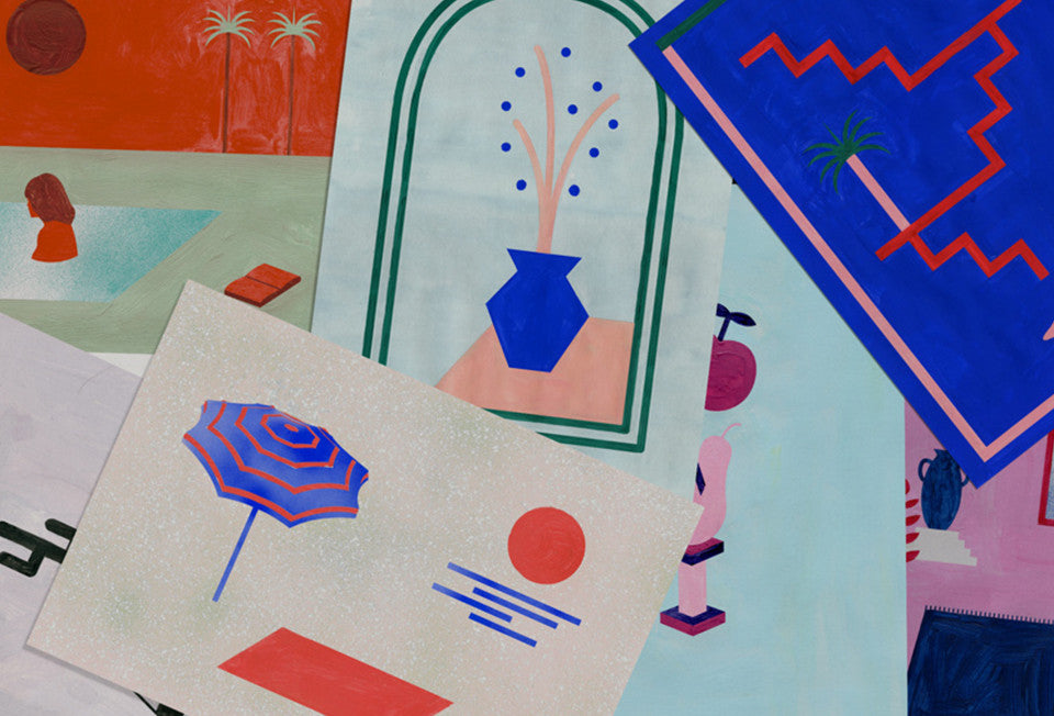 Dive into Alexis Jamet's serene paintings