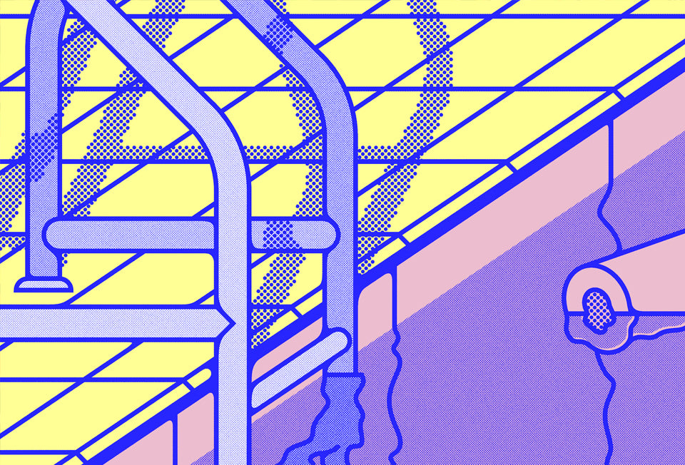 Eye-poppin' colours and chunky lines by London-based graphic artist Thomas Hedger