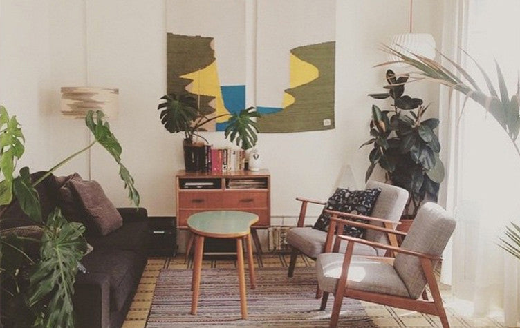 Contemporary artist collaboration rugs by GUR