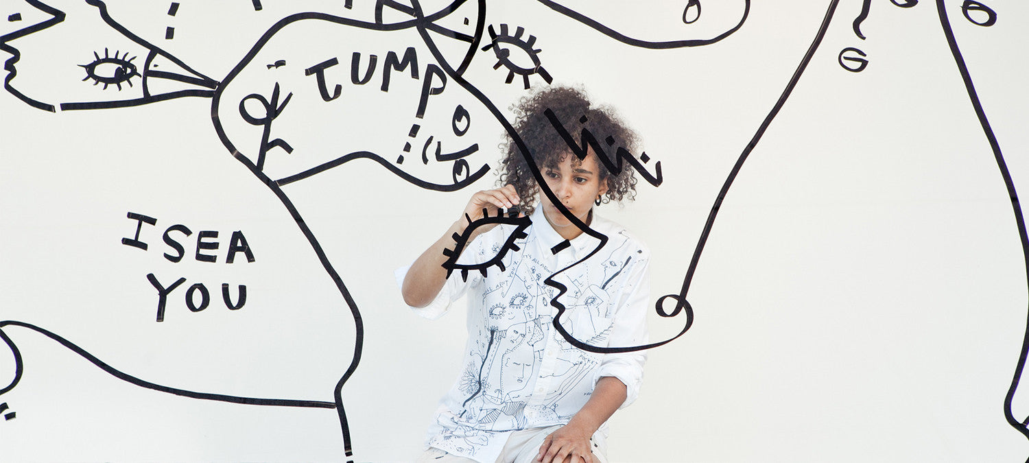 Stream of Consciousness Scribs from Shantell Martin
