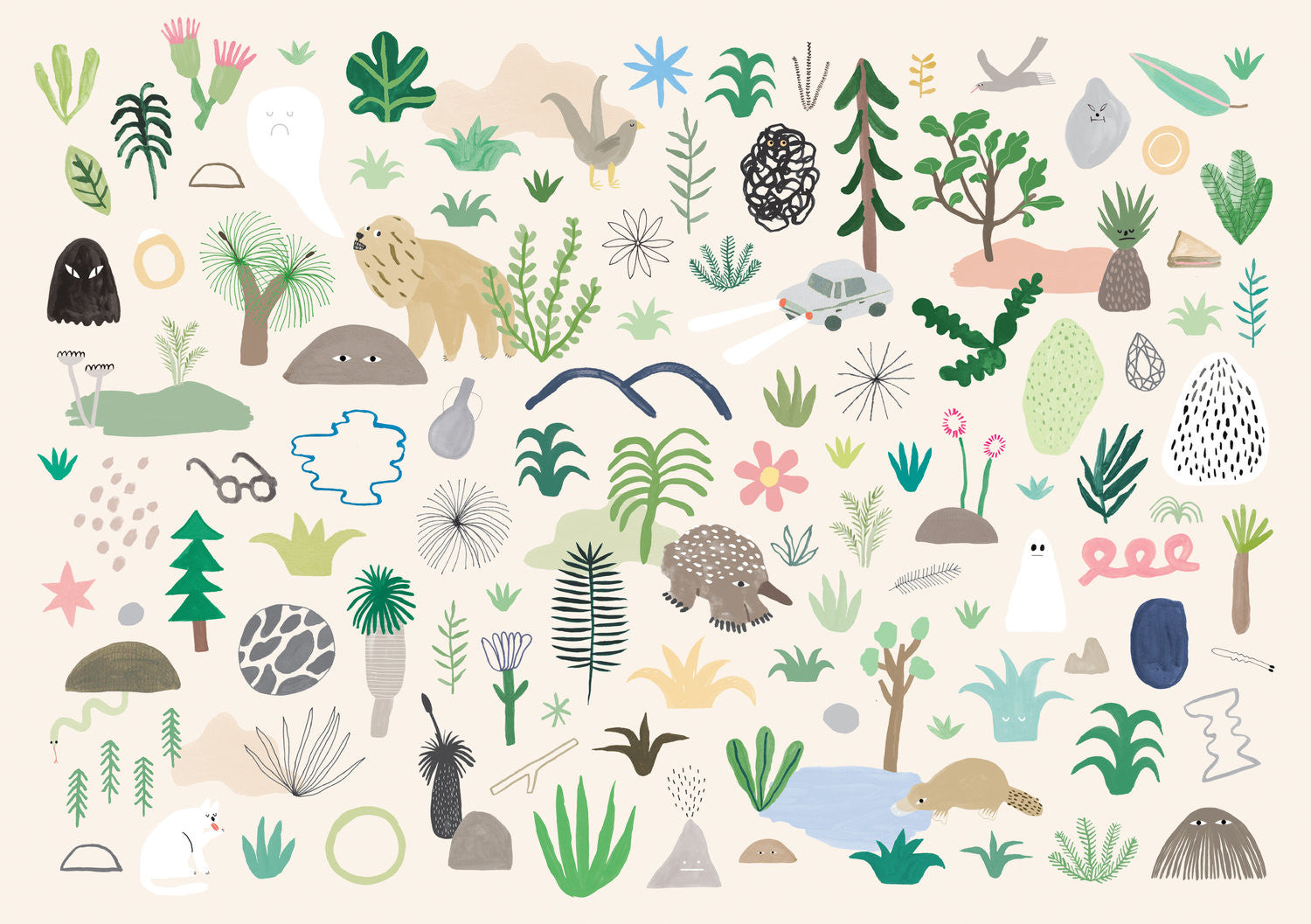 Jungle parties and mysterious creatures in the world of Min Pin